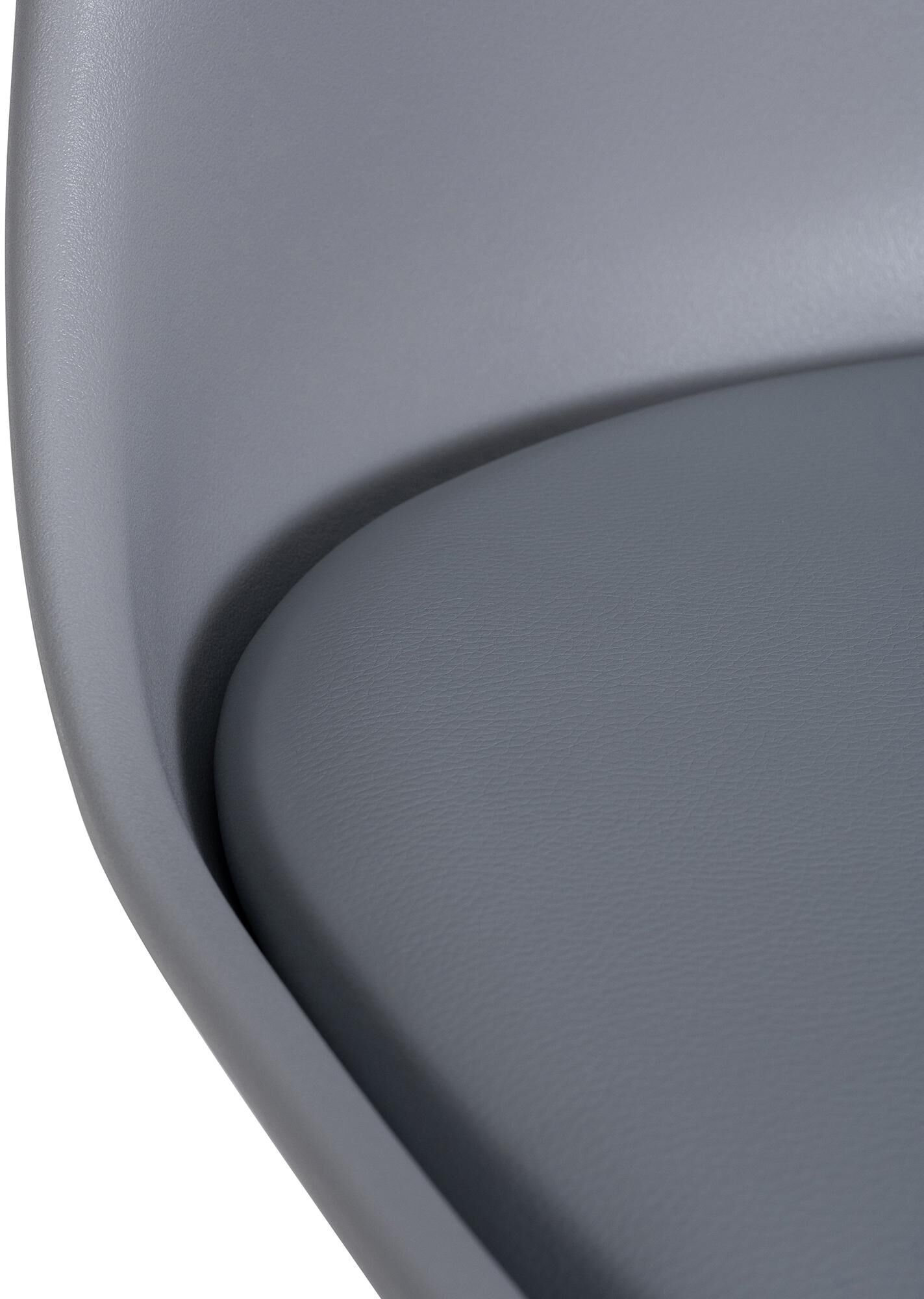 6er Set Esszimmerstuhl Ramsey, grau