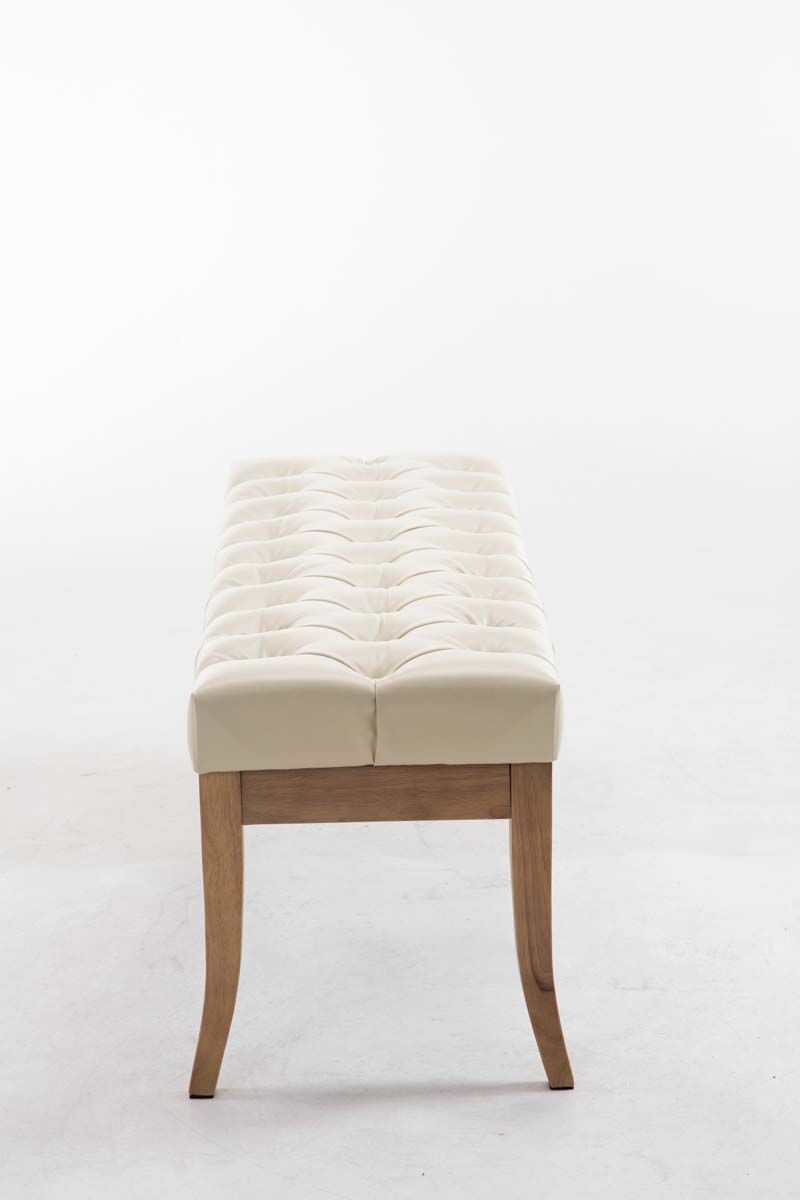Sitzbank Ramses Kunstleder antik-hell 120, creme