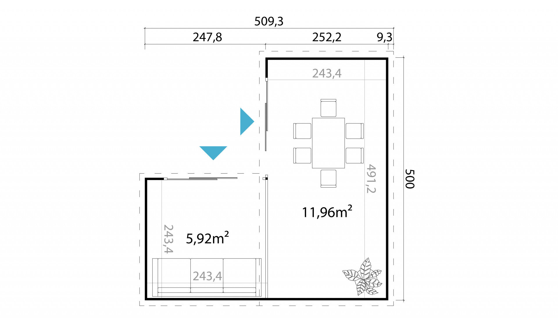 Lasita Maja Gartenhaus Domeo 6