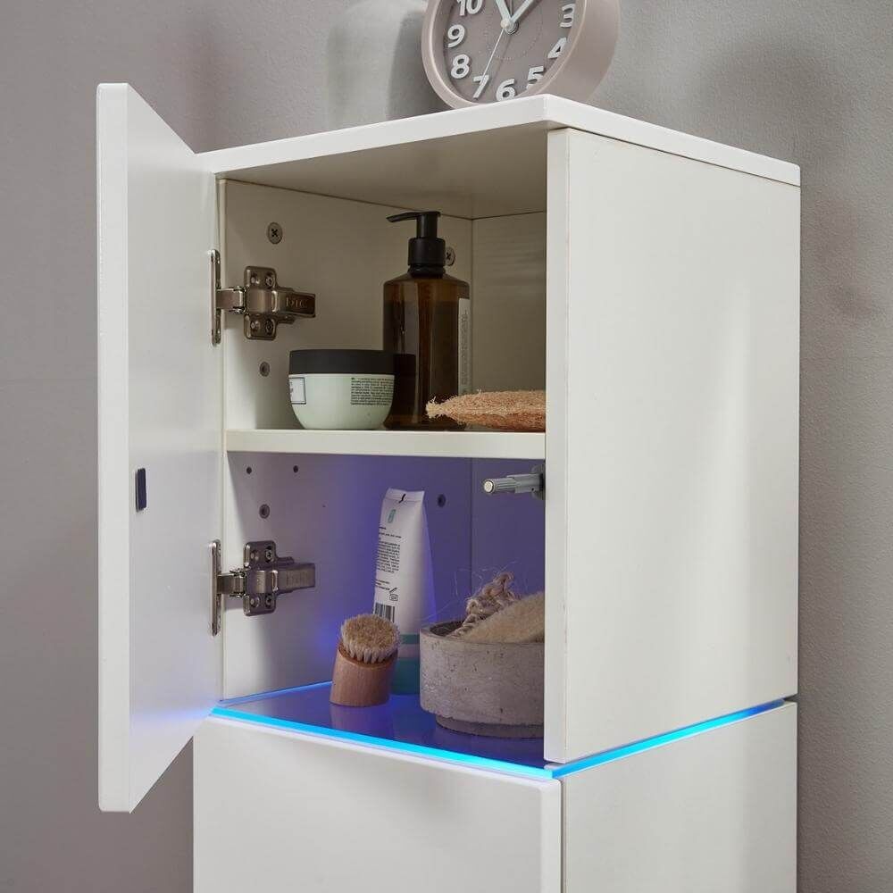 Badmöbel Komplettset WANGEROOGE BIG XL - Weiß Made in Germany