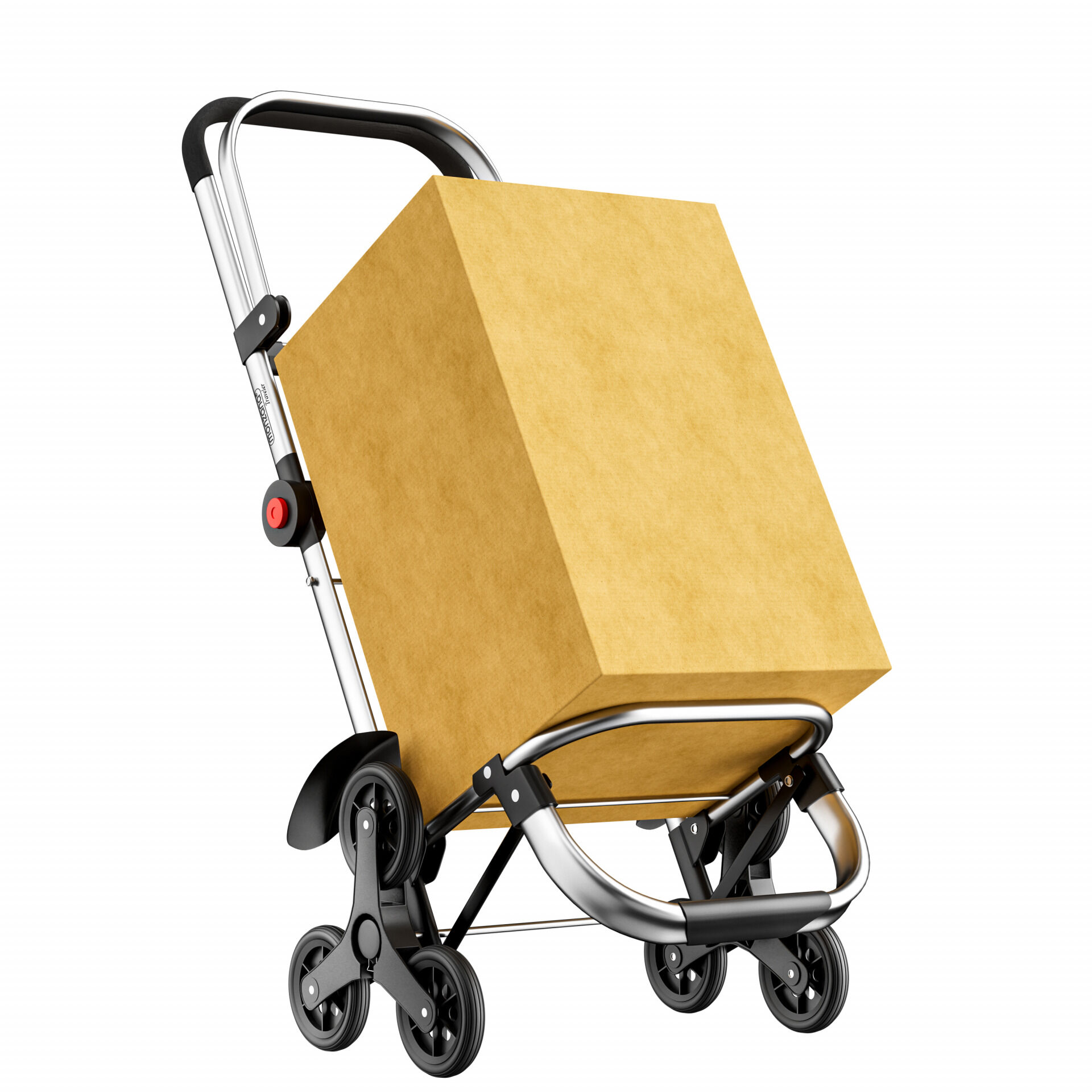 Einkaufstrolley Treppensteiger Grau