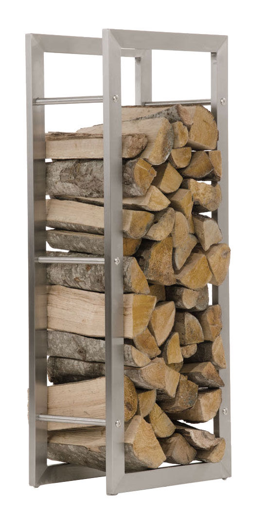 Kaminholzständer Keri 25x60x100, edelstahl