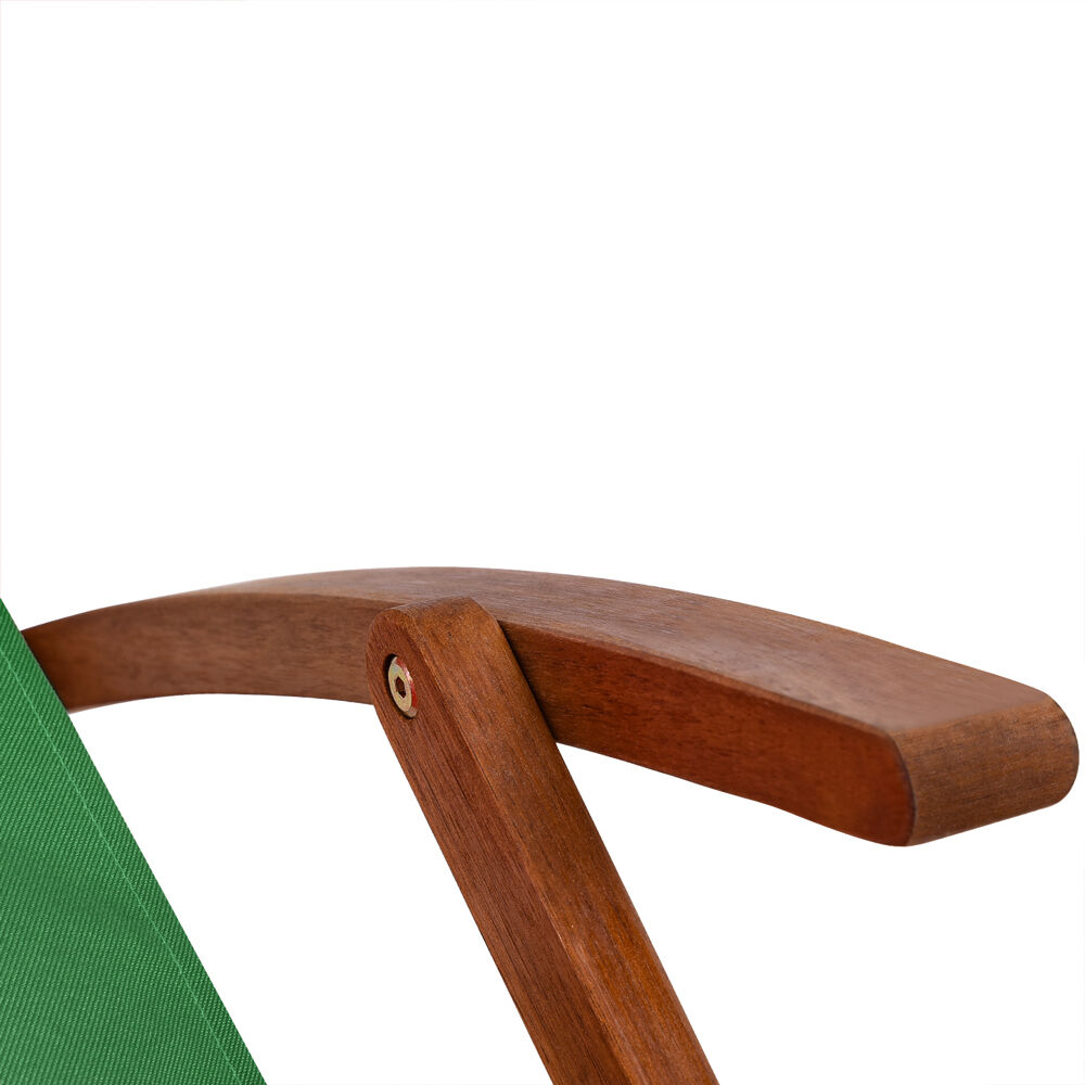 Gartenliege Grün Akazienholz 94x60x94cm