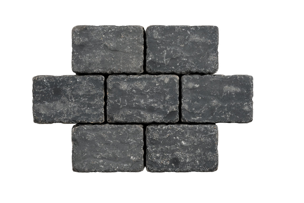 Pflasterstein Rechteckpflaster Capriccio VITA anthrazit-antik 21 cm x 14 cm x 8 cm
