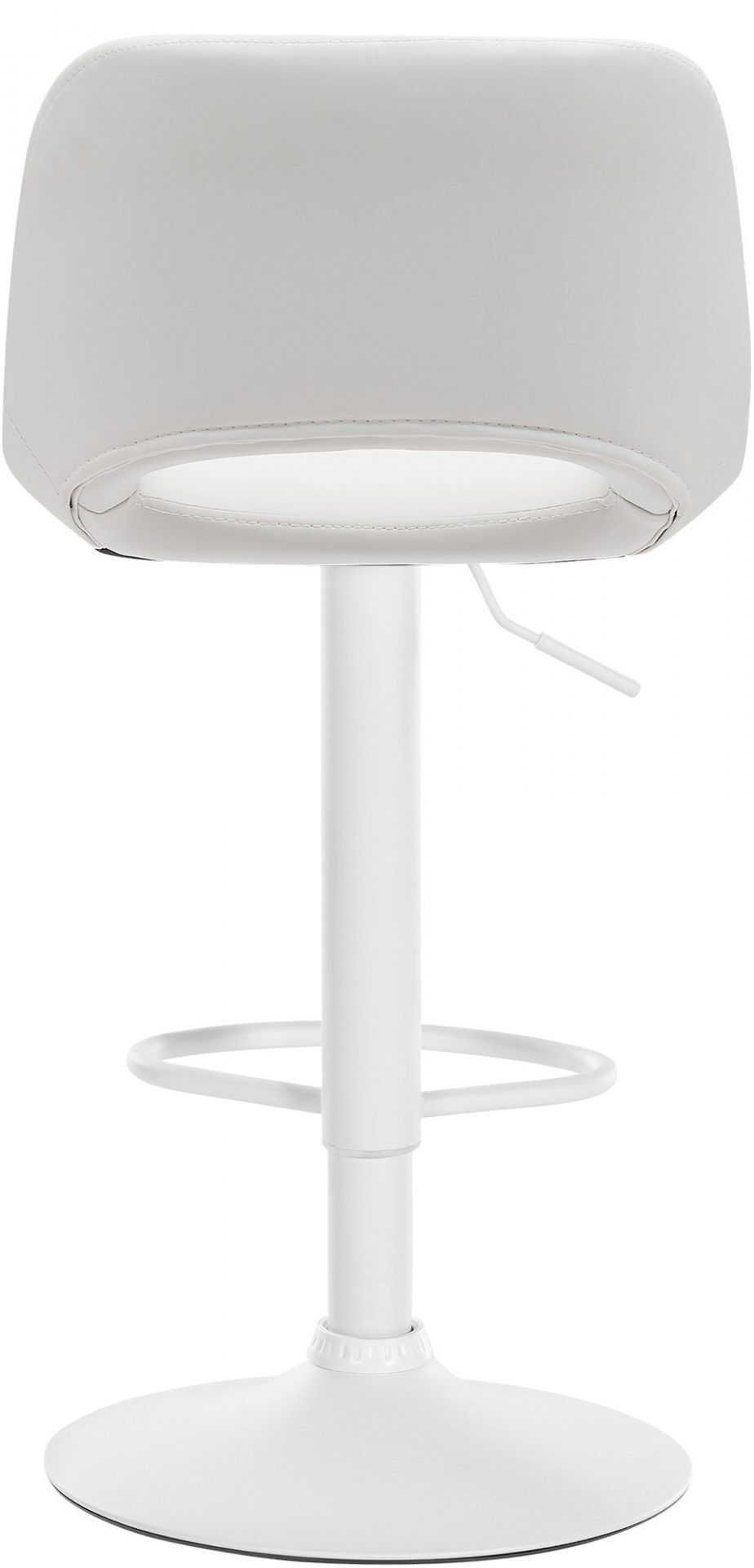 2er Set Barhocker Camden Kunstleder weiß, weiß