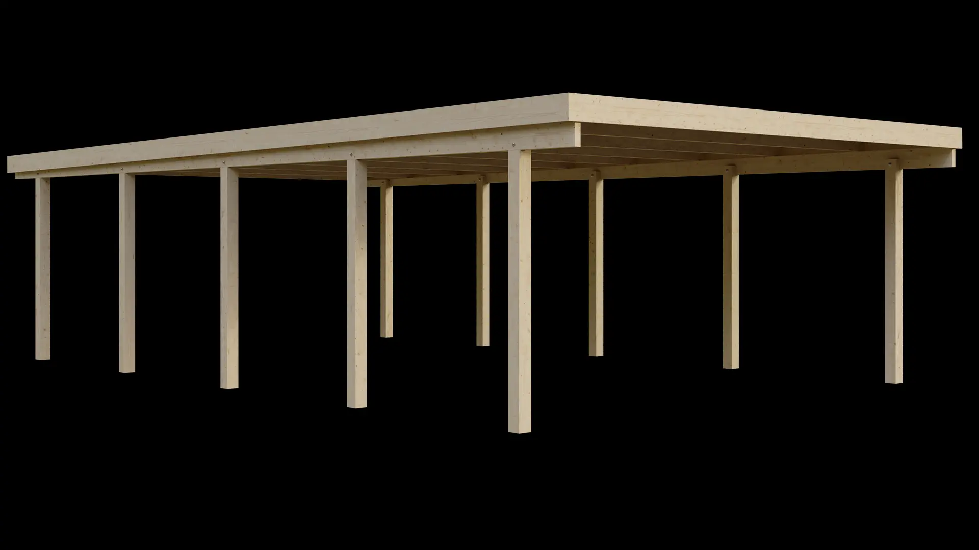 Carport VC 510x900 Fichte