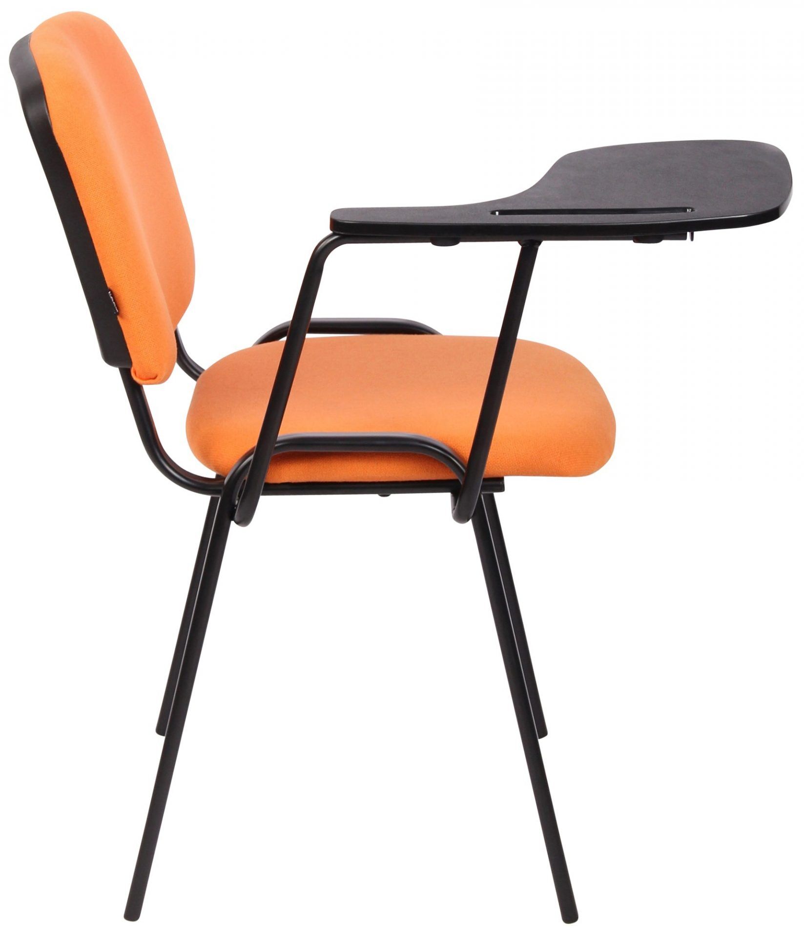 4er Set Stühle Ken mit Klapptisch Stoff, orange