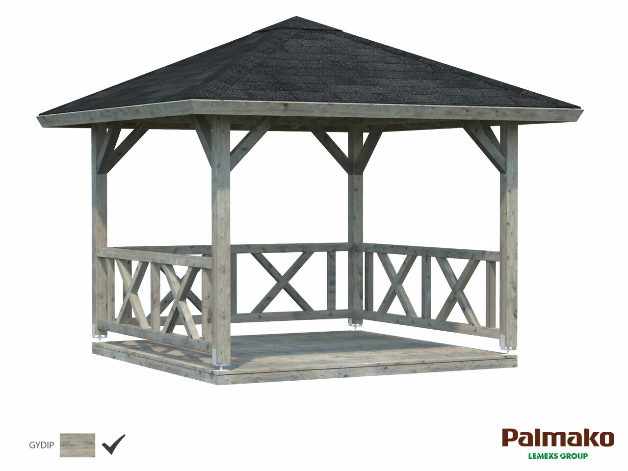 Palmako Pavillon Betty 9,0 m²