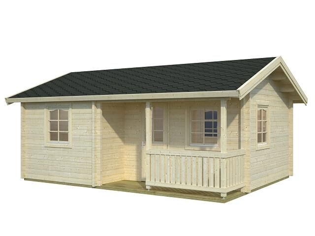 Palmako Ferienhaus Sandra 21,5+3,7 m²