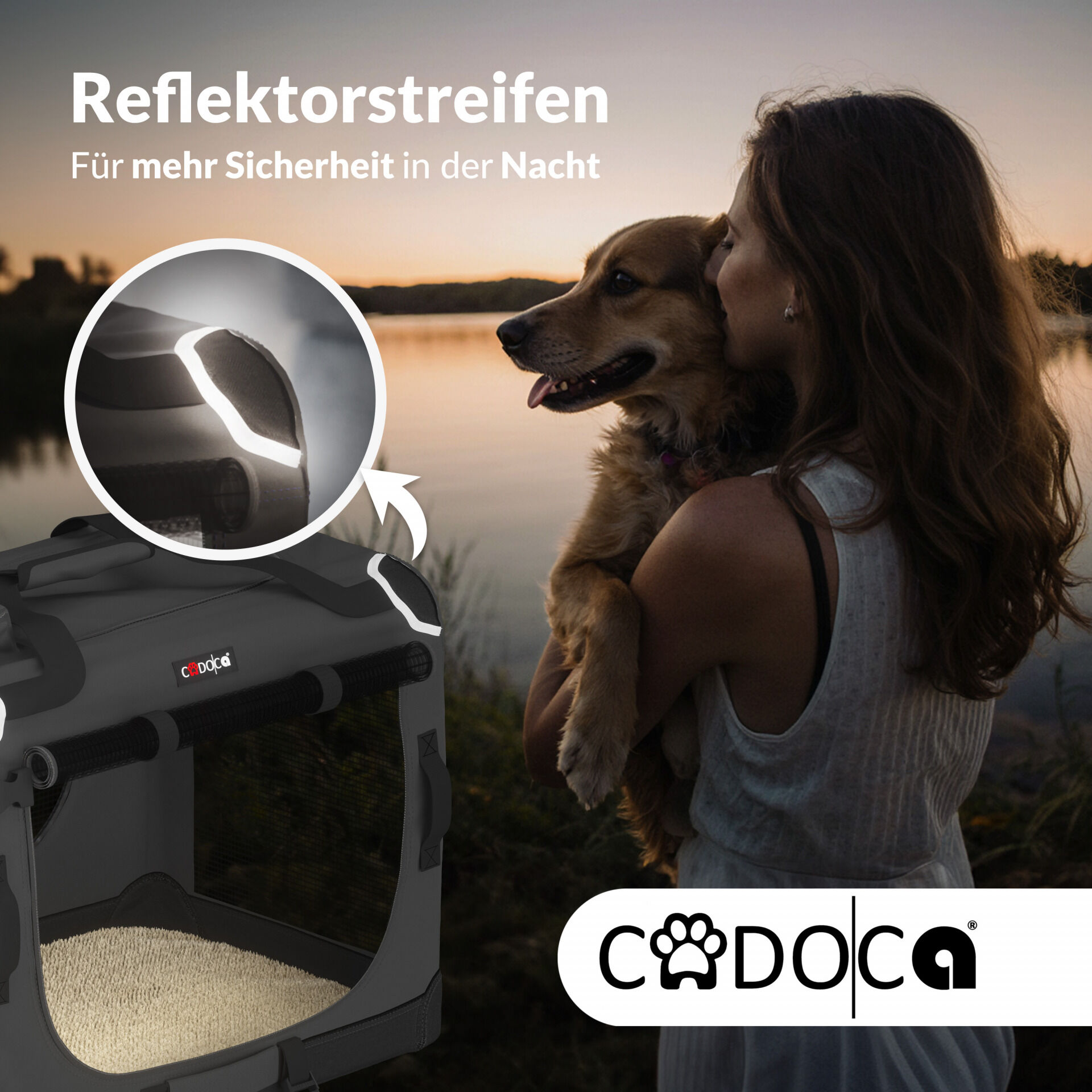 Hundebox faltbar M 60x42x44cm Anthrazit