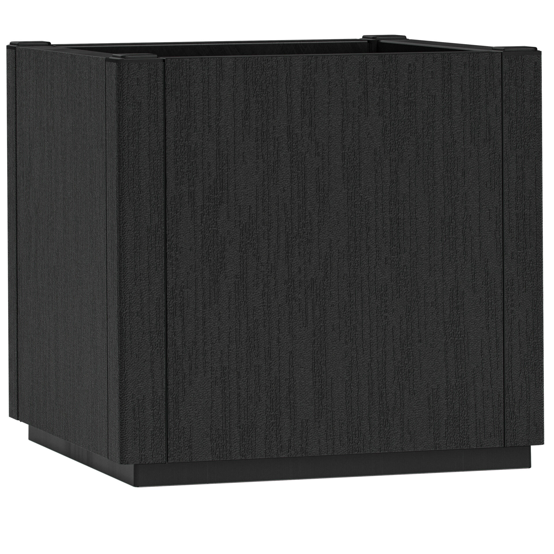 Blumentopf Ethica Anthrazit Kunststoff 36x36x35cm
