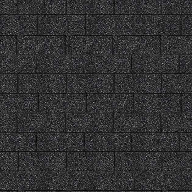 Dachschindeln Rechteck schwarz