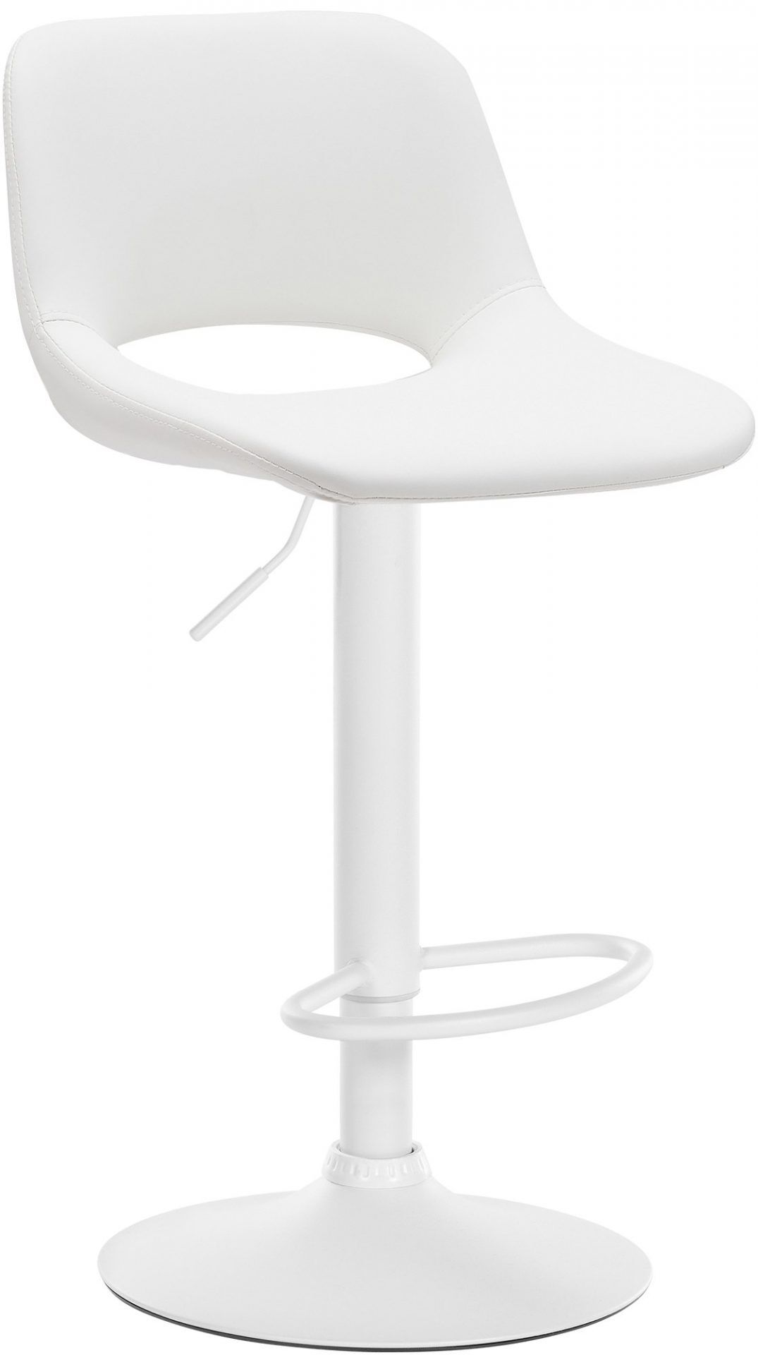Barhocker Camden Kunstleder weiß, weiß