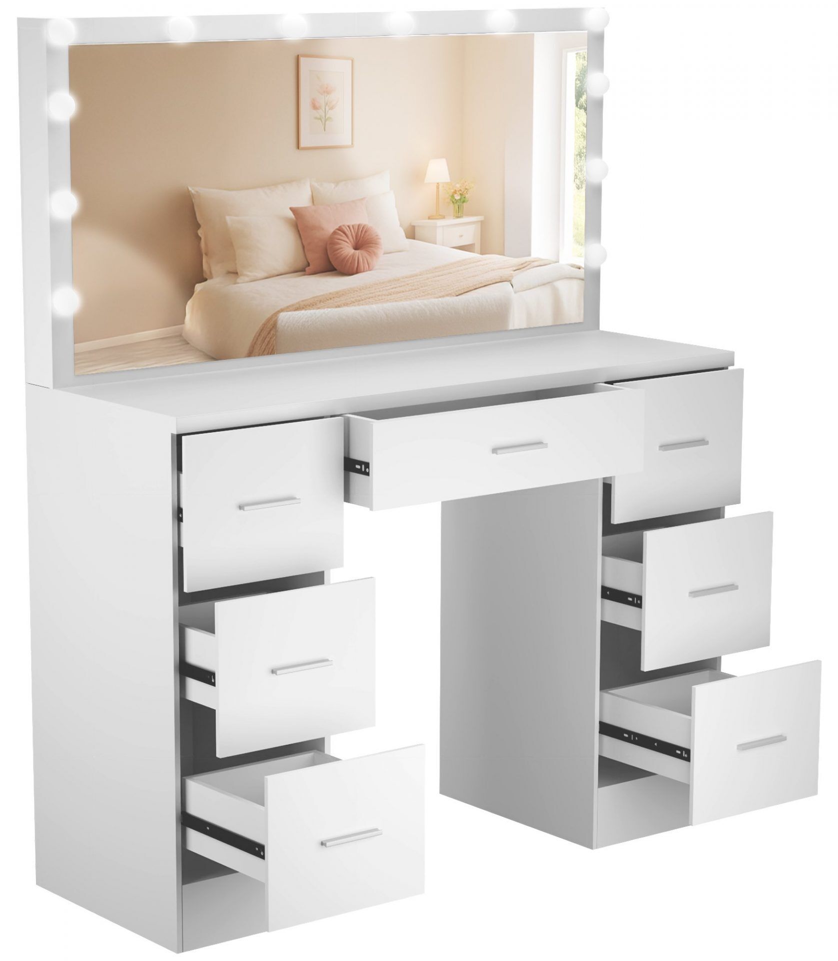 Schminktisch Ginny, weiß