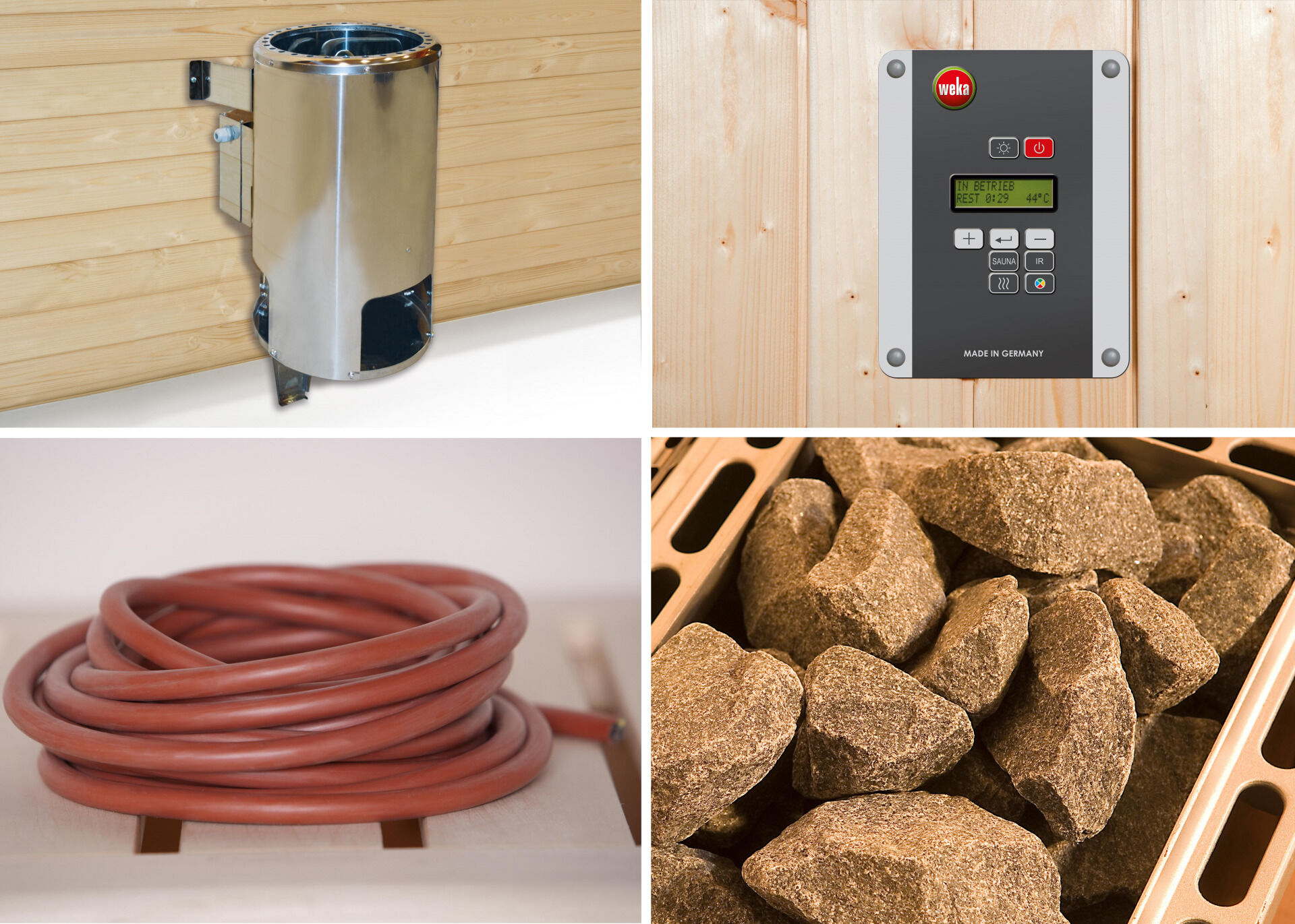 weka Saunaofenset Klassik 3,6 kW 230 V