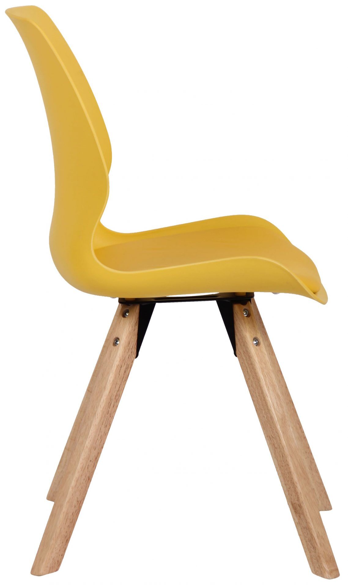 Stuhl Luna Kunststoff, gelb