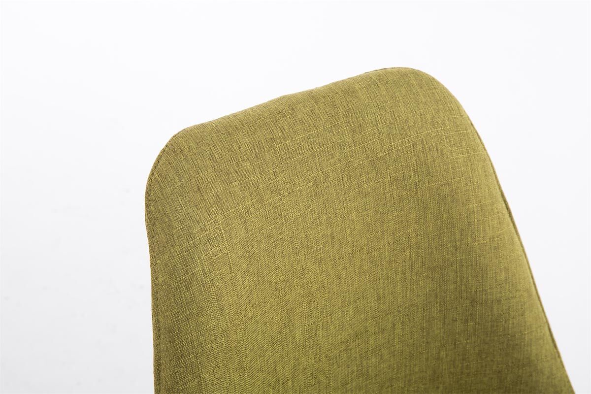 Besucherstuhl Toulouse Stoff Natura Square, grün