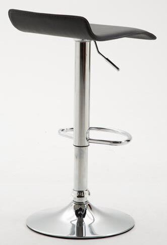 2er Set Barhocker Dyn V2 Kunstleder chrom, schwarz