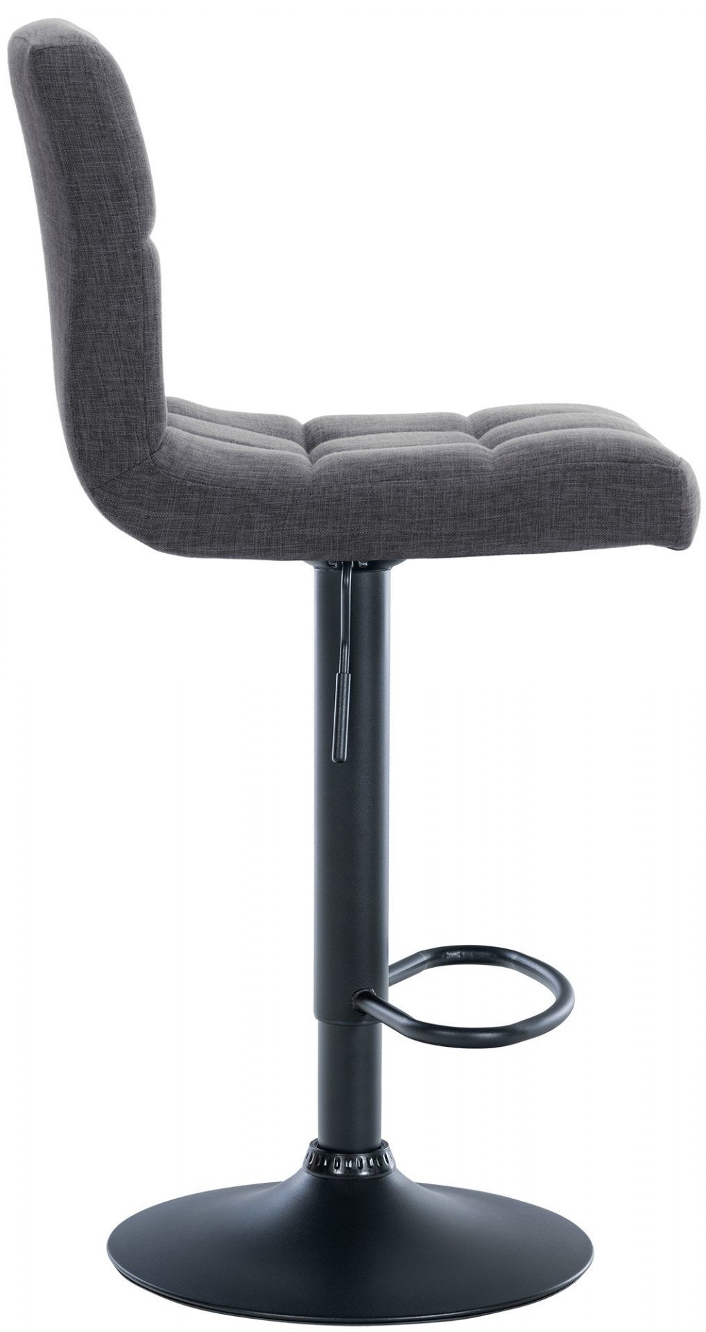 2er Set Barhocker Calma Stoff schwarz, hellgrau