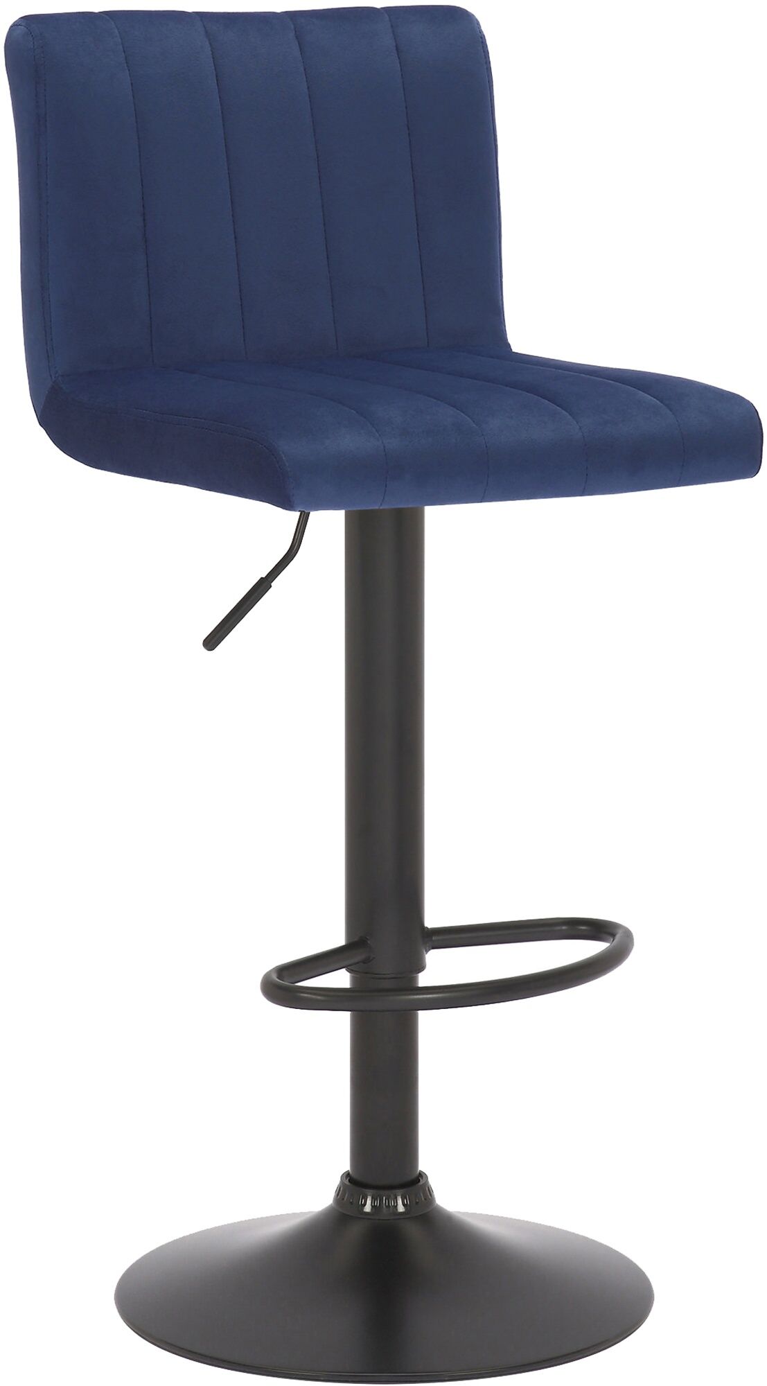 Barhocker Jamie Samt, blau