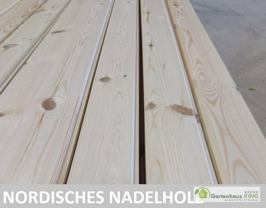 Gartenhaus aus nordischer Kiefer