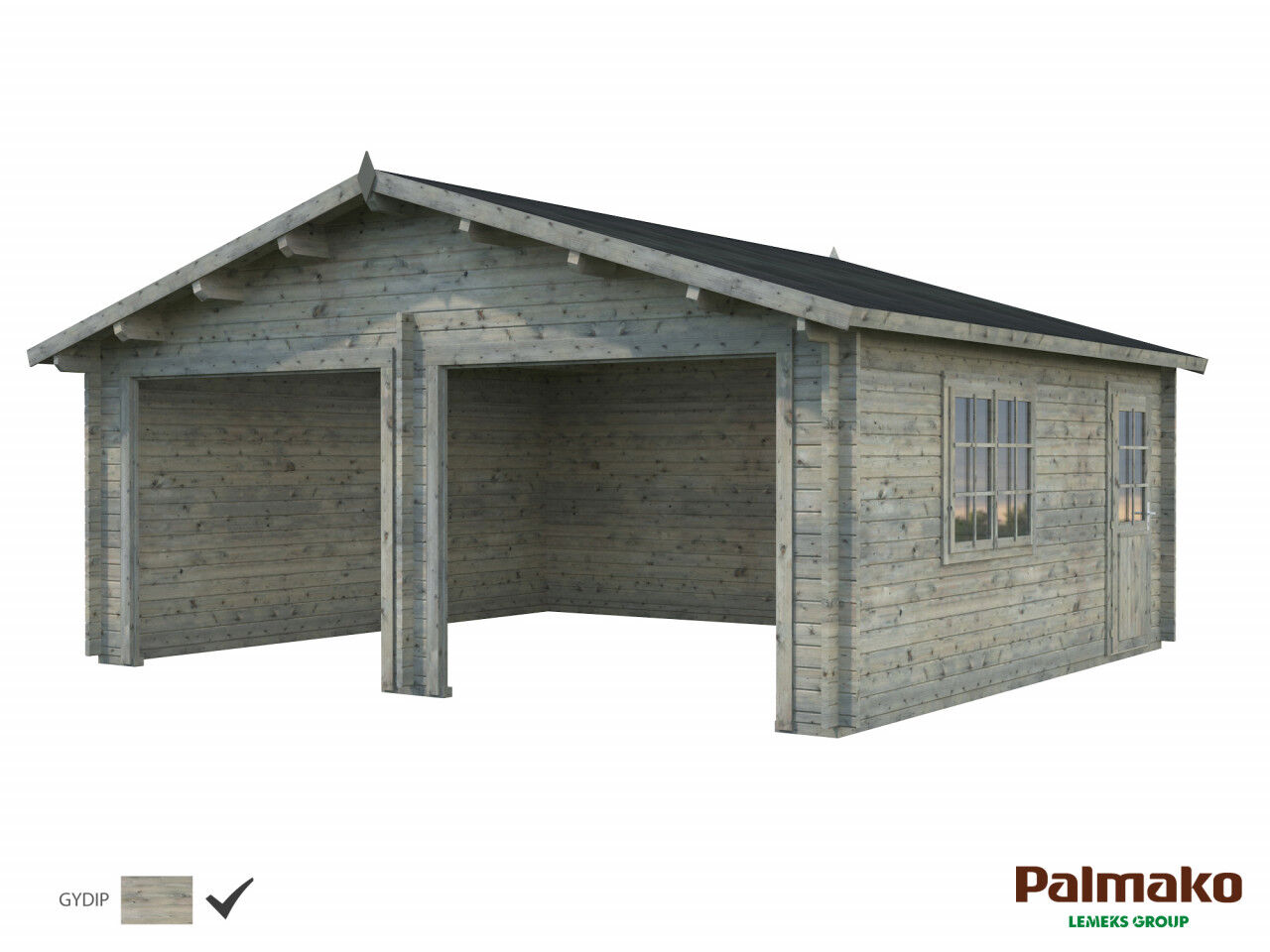 Palmako Holzgarage Roger 28,4 m²