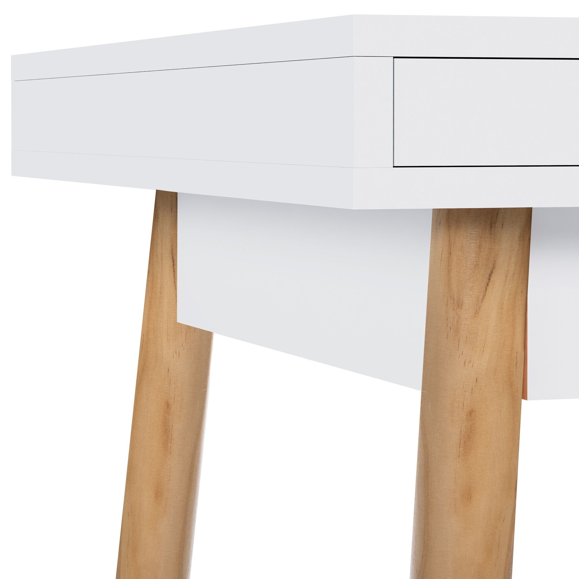 Schreibtisch Porto 110 cm V2, weiß