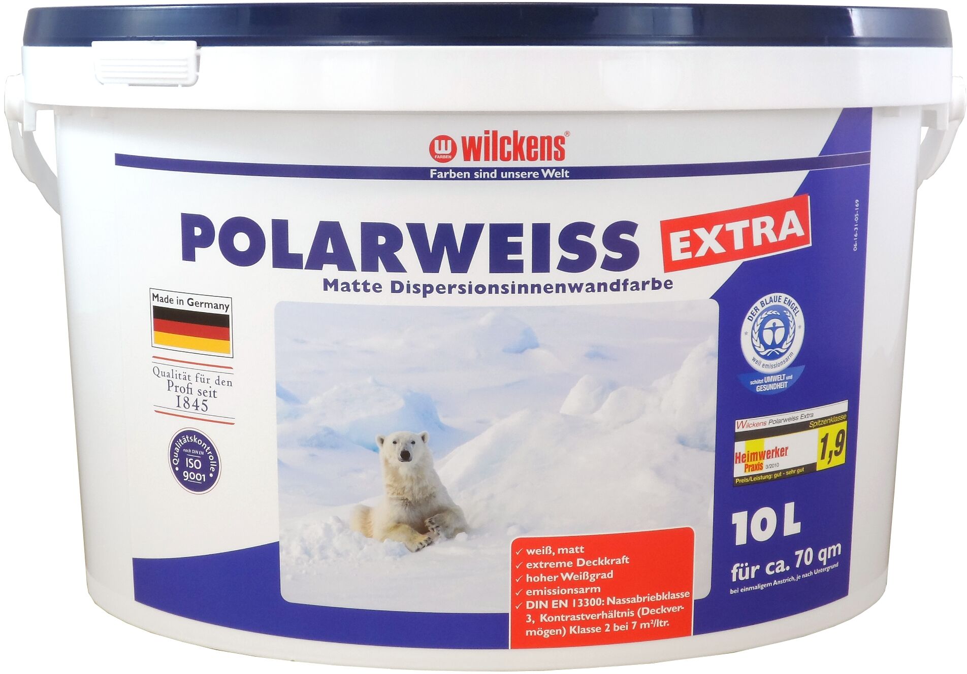 Wilckens Polarweiss Extra Weiß matt 10l