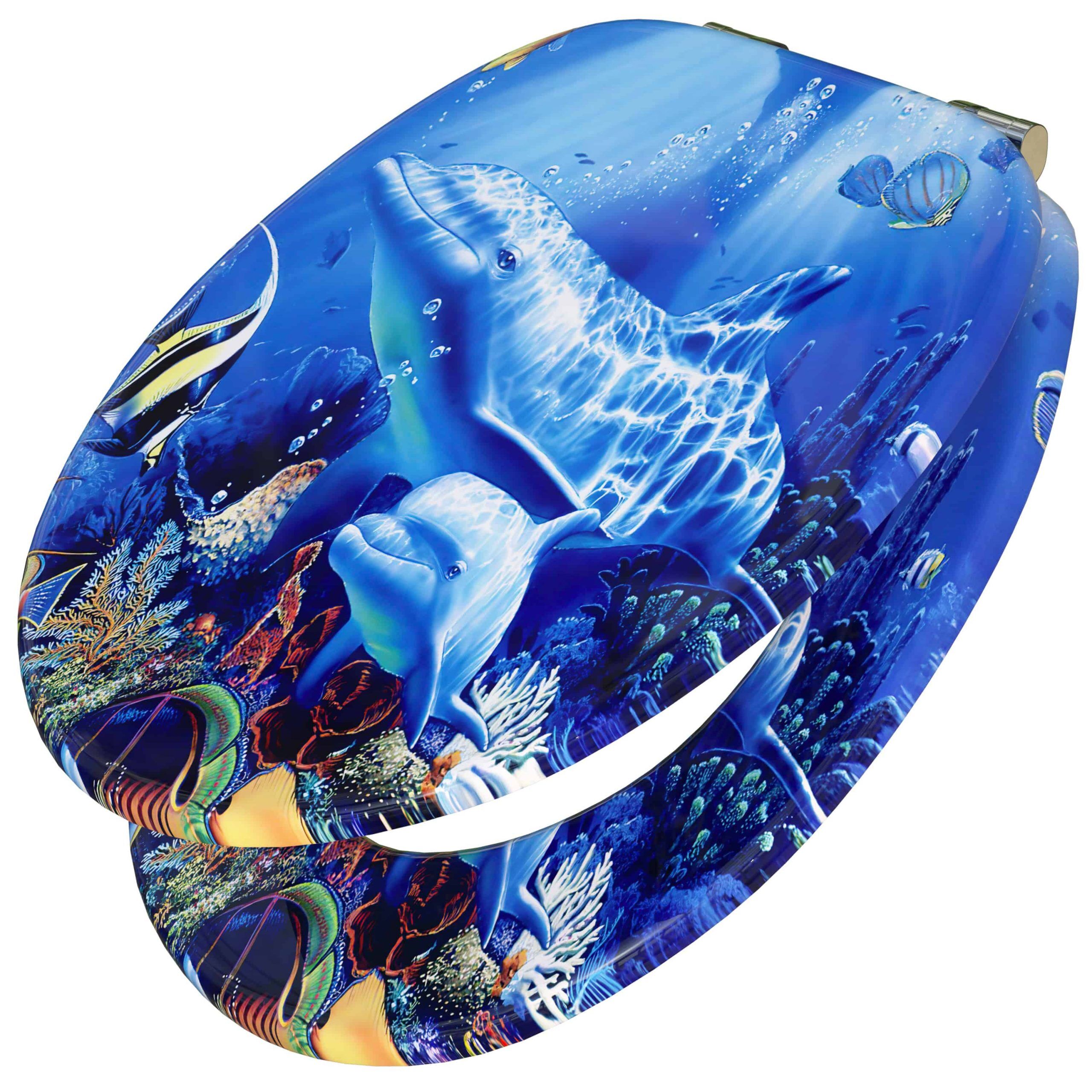 Toilettensitz Sealife mit Absenkautomatik