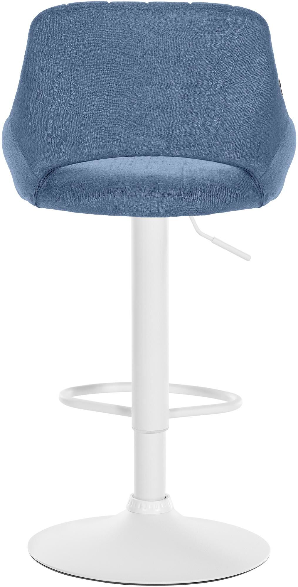 2er Set Barhocker Milet Stoff W, blau