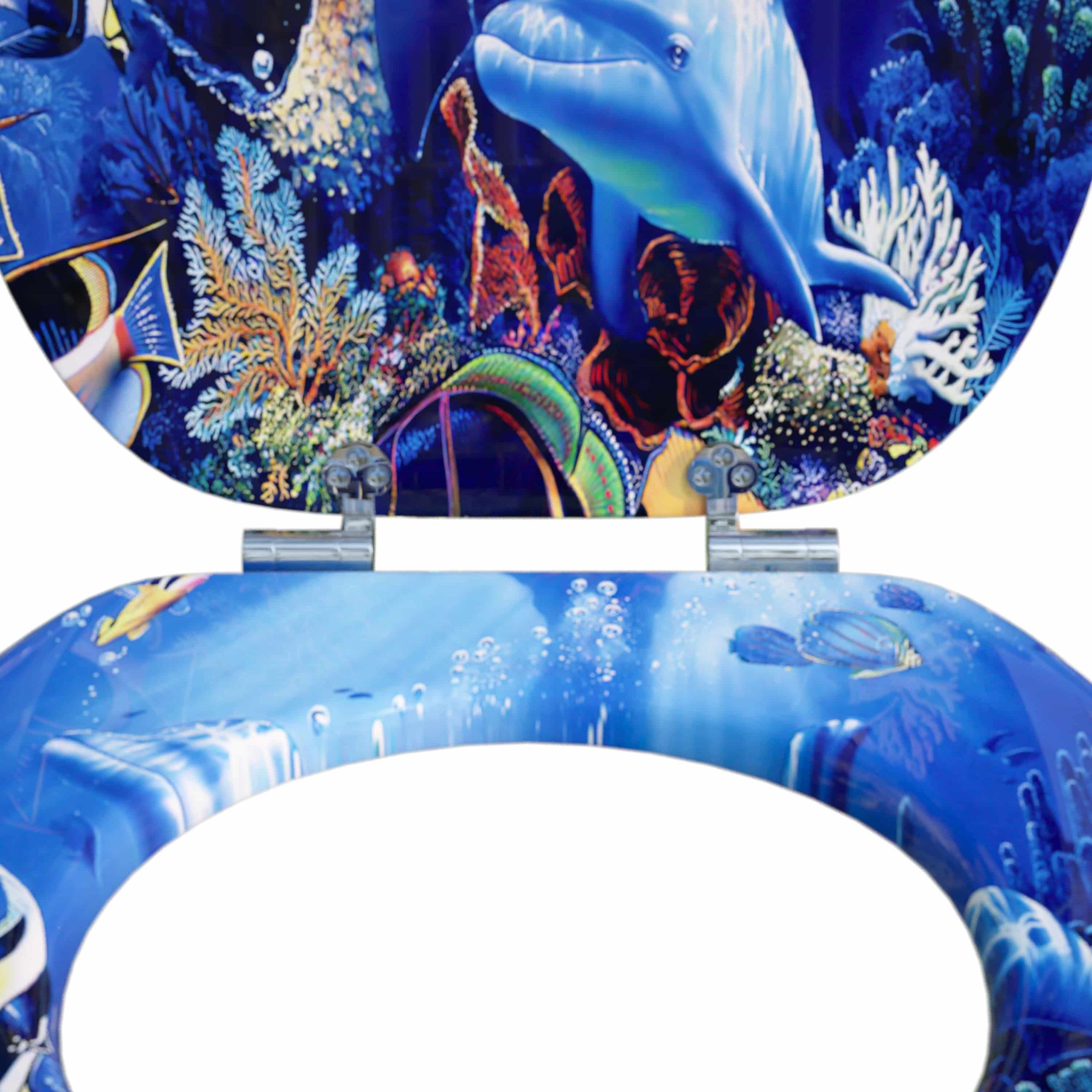 Toilettensitz Sealife mit Absenkautomatik