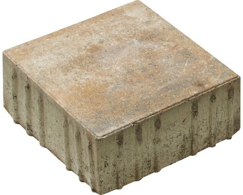 Pflasterstein Quadratpflaster Crescendo 20x20x8 cm, Muschelkalk mit Microfase