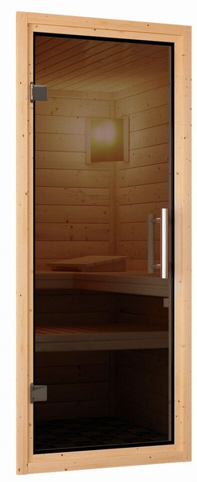 Türpaket 68 mm Sauna Modern Anthrazit - Graphit