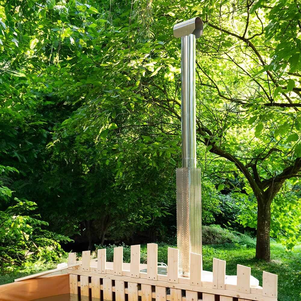 Hot Tub mit Ofen SKANDI M - Ø180cm