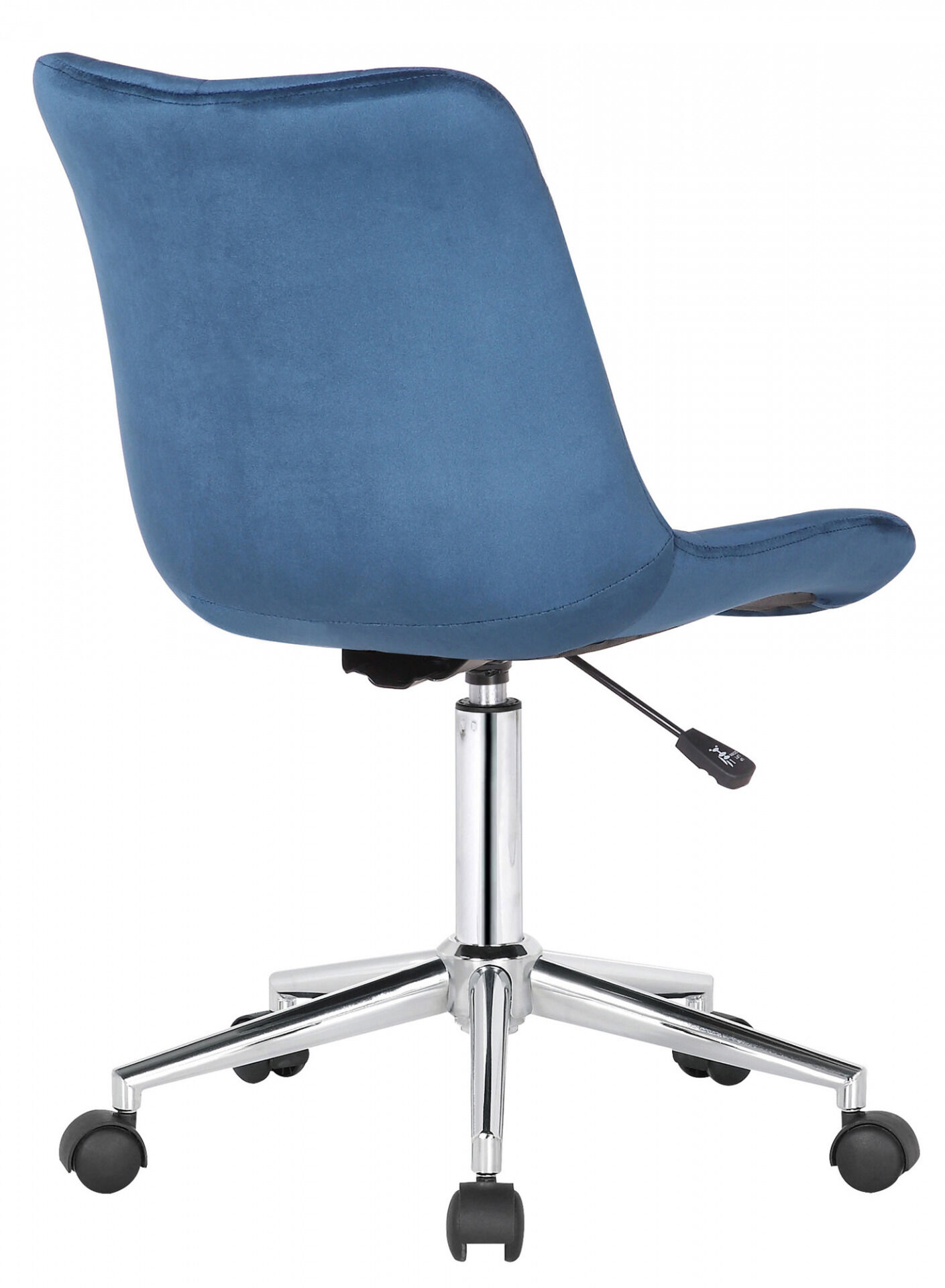 Bürostuhl Medford Samt, blau