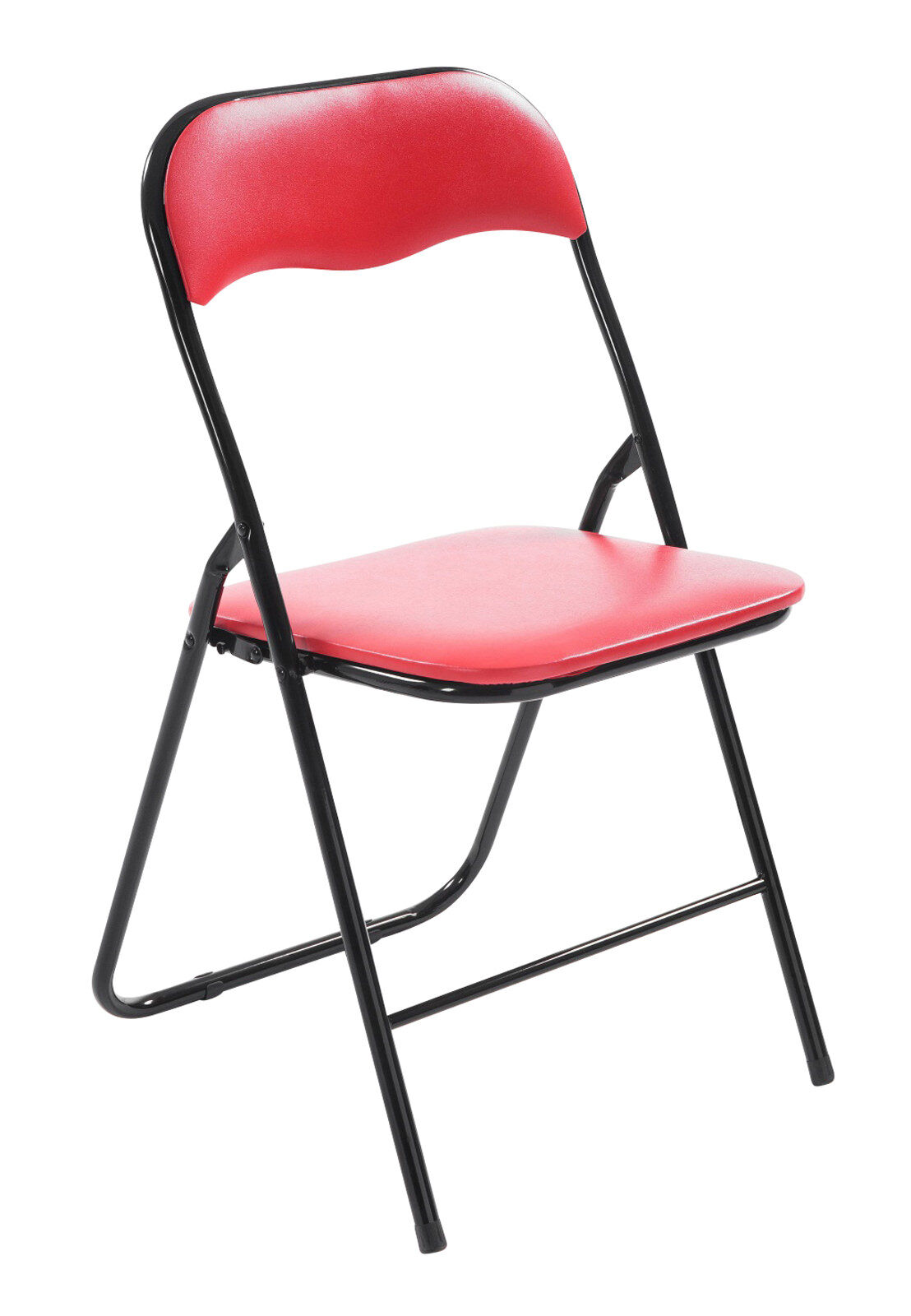 Klappstuhl Felix, rot/schwarz