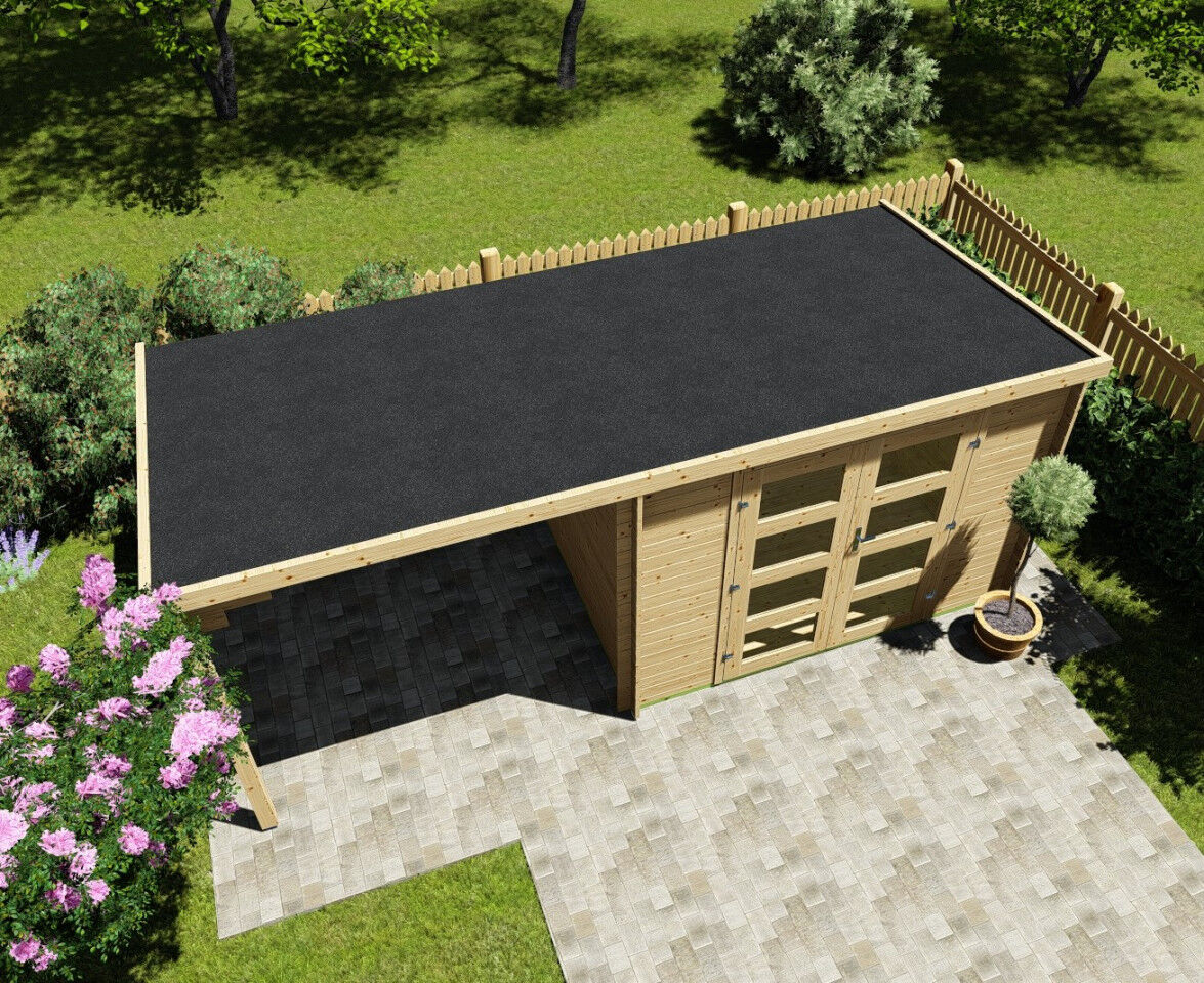 Gartenhaus Flachdach 3x2,4 Funny 3