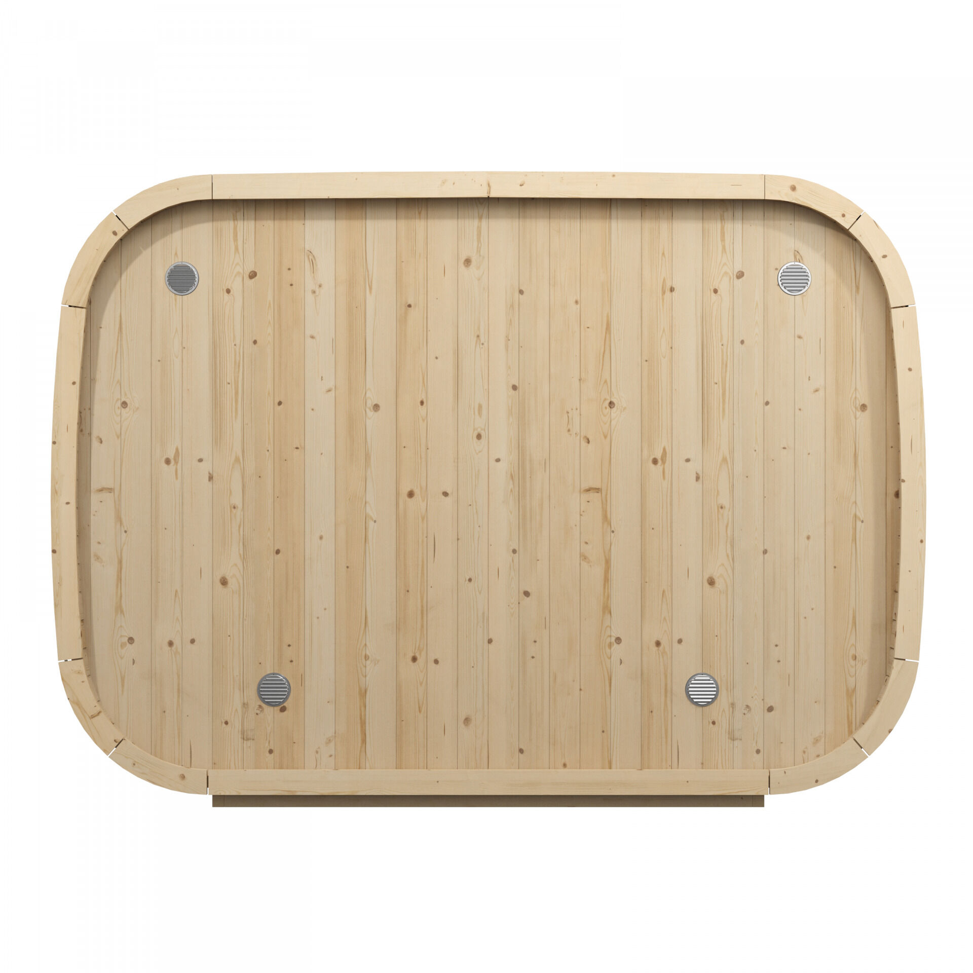 Finn Art Fasssauna Klaar Premium 320x230 cm mit Glasfront