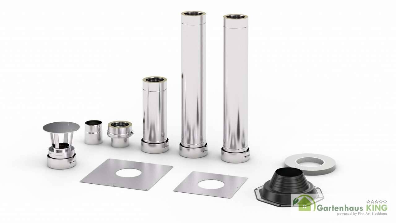 Schornsteinsystem Nr.1 für Saunaofen Fintec Troll &amp; Lora