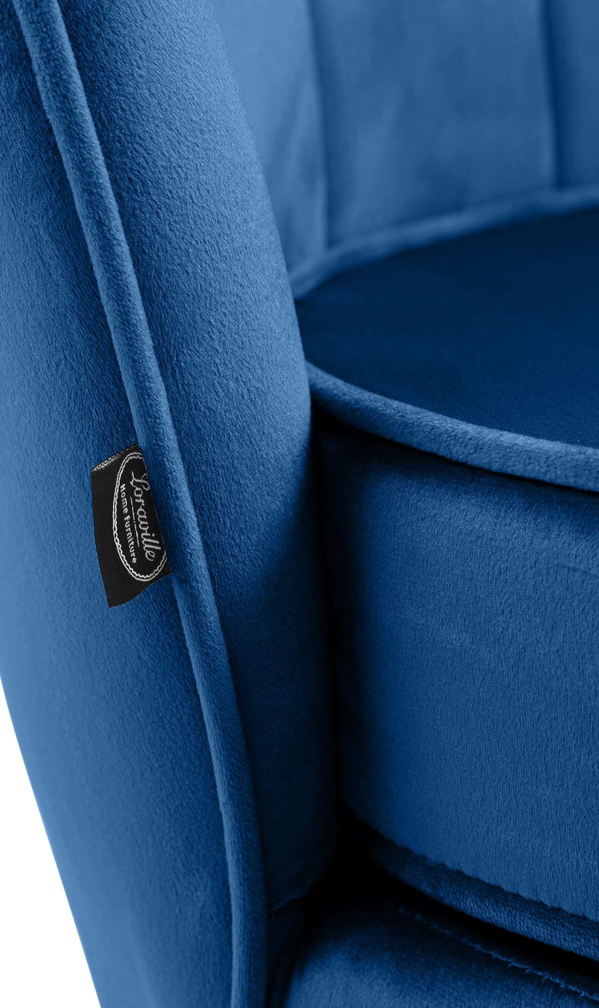 Stuhl Rosita Samt, blau