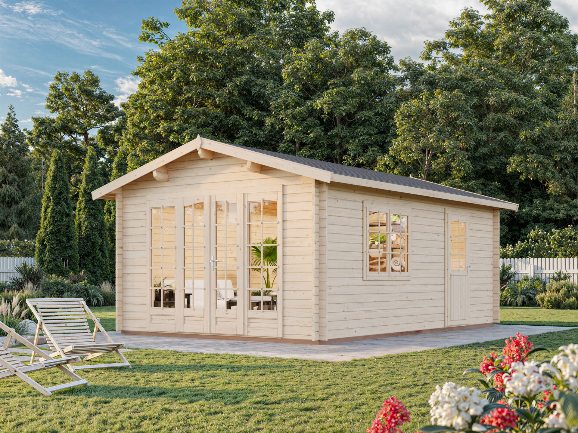 Palmako Gartenhaus Irene 19,0 m²