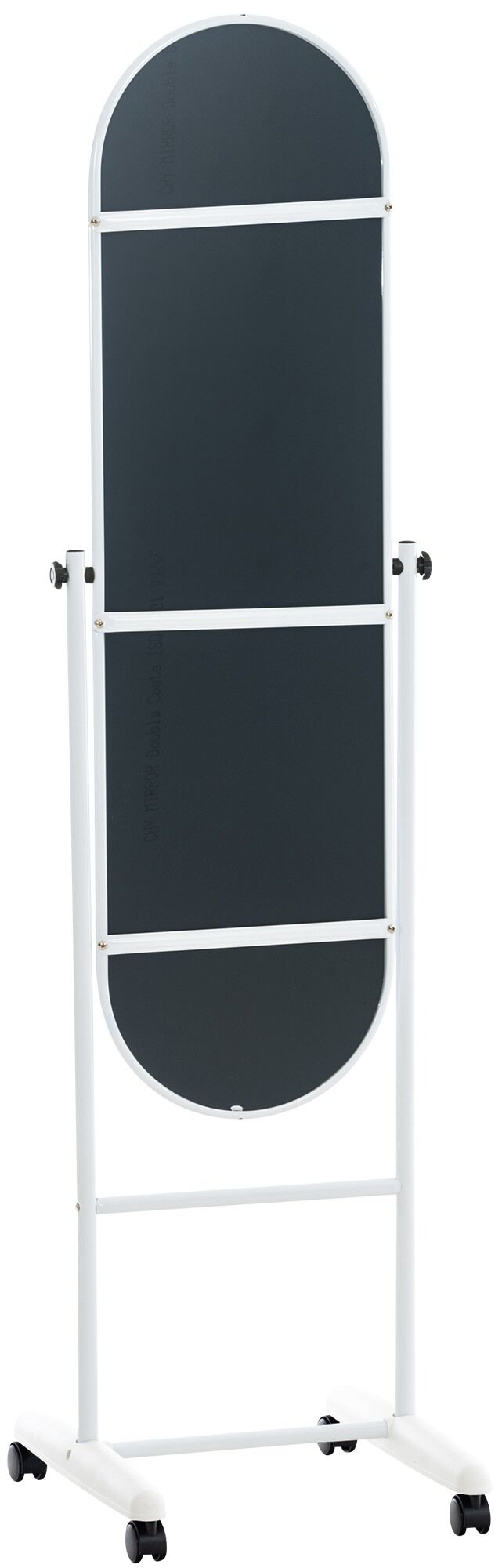 Standspiegel Nane Oval, weiß