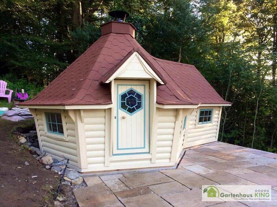 Finn Art Grillkota Exklusiv 9,2 m² mit Anbau