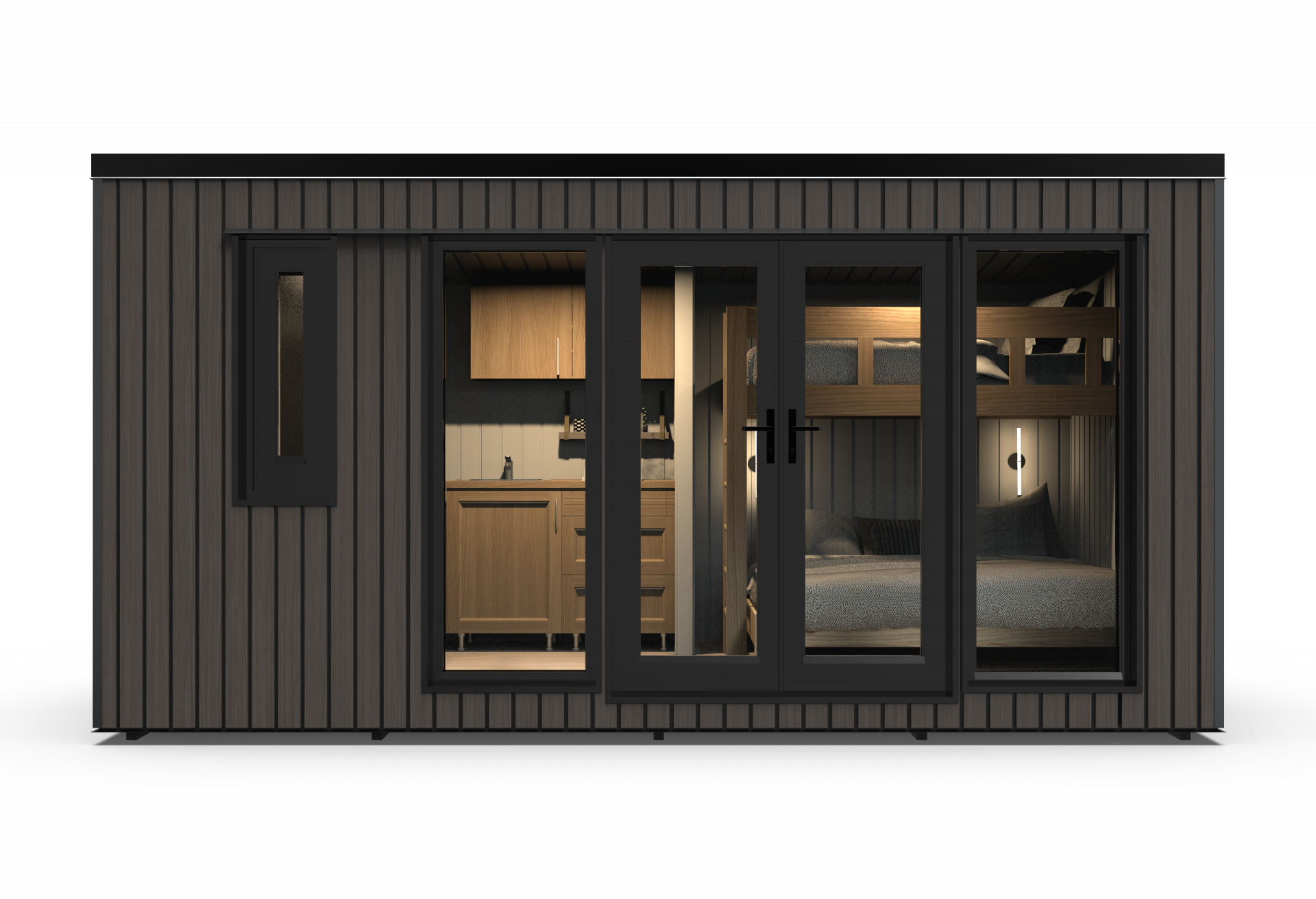 Mobilhaus Tinyhaus 2,3 x 4,9 m, Naturbelassen