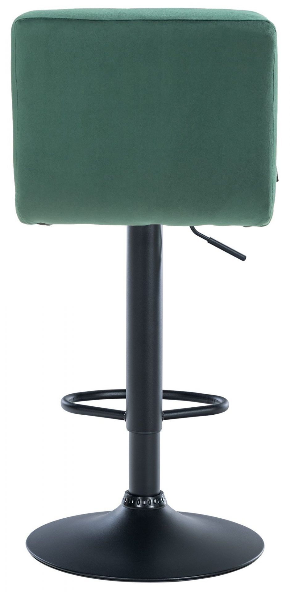 2er Set Barhocker Peru Samt schwarz, grün
