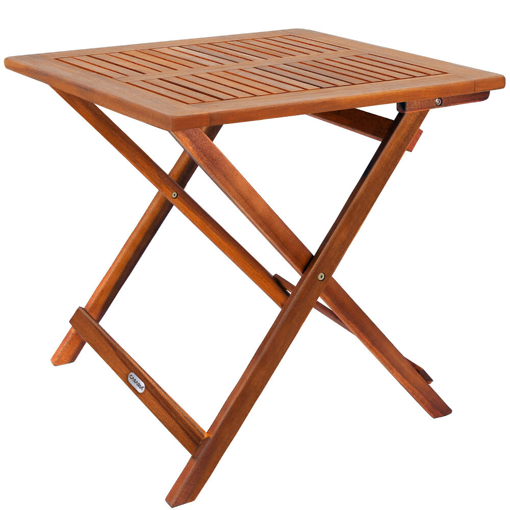 Gartentisch Akazienholz 70x70x73cm klappbar
