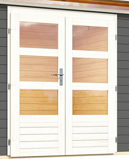 Pultdach Gartenhaus Kandern 1 terragrau