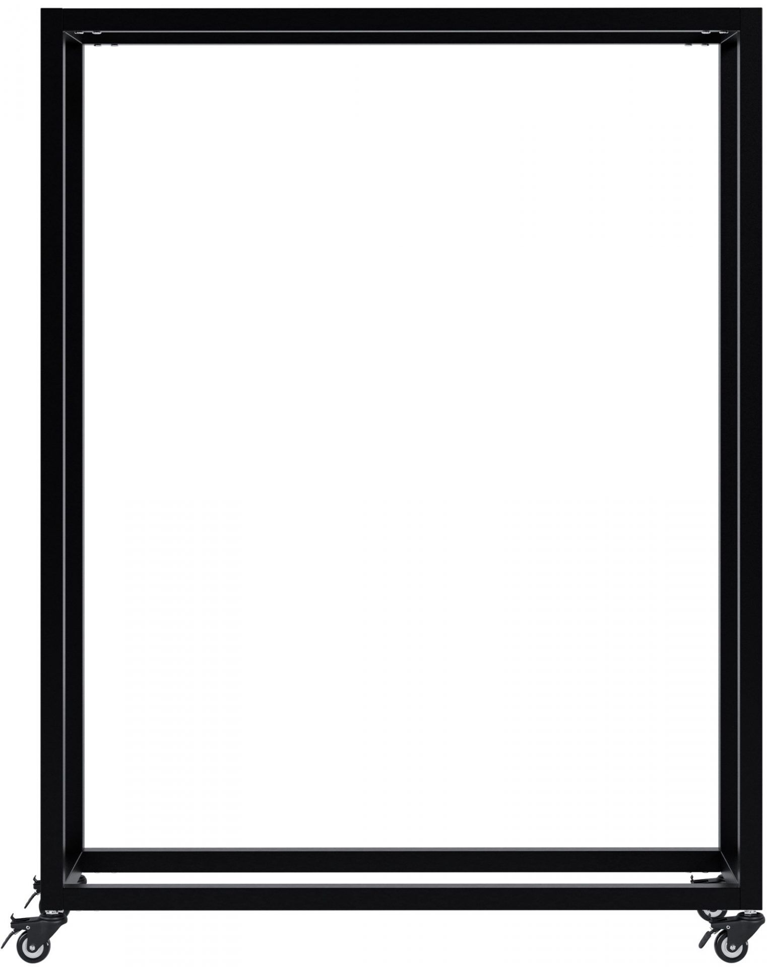 Kaminholzständer Hilta 25x80x100 cm, schwarz