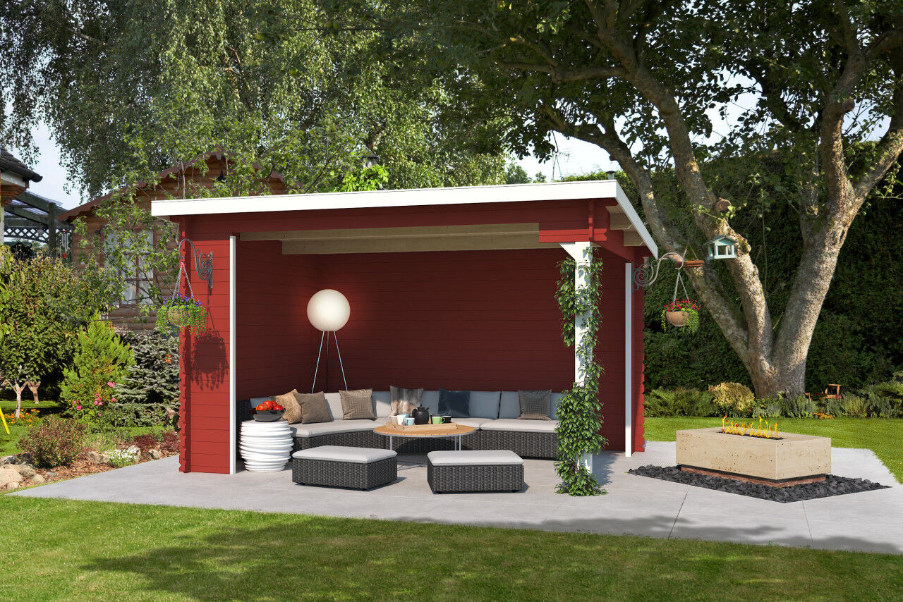 Lasita Maja Pultdach Gartenpavillon Buffalo 380