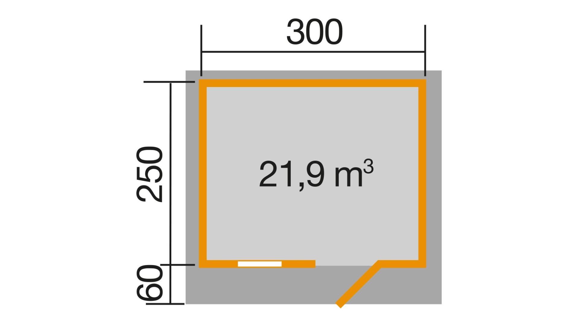 weka Gartenhaus 131 - 3,8x3,2m